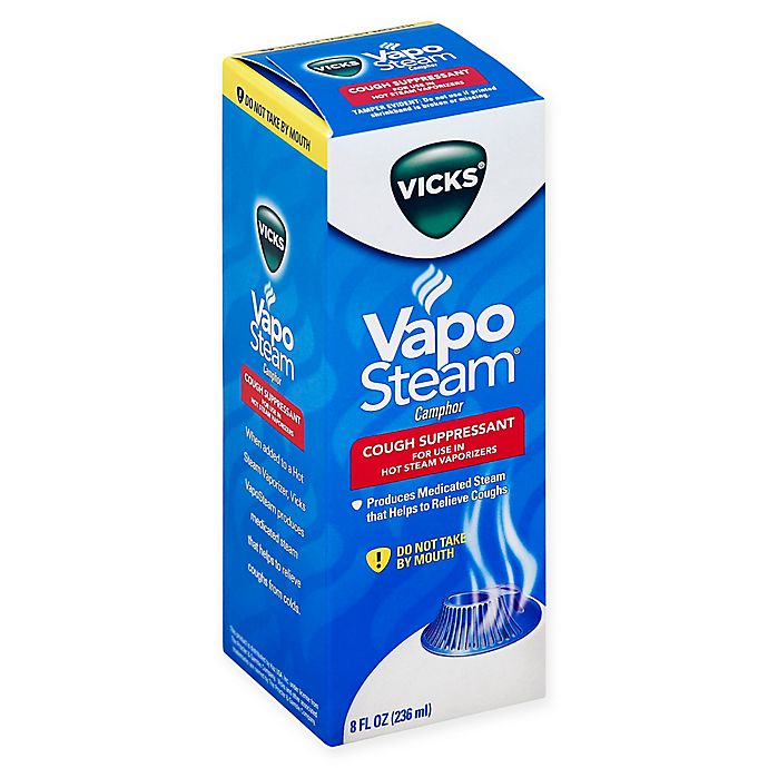 Vicks Vapo Steam Cough Suppressant for Hot Steam Vaporizers - 8 Ounce