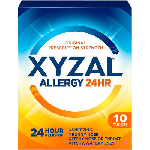 Xyzal Allergy 24 Hours Relief - 10 Count