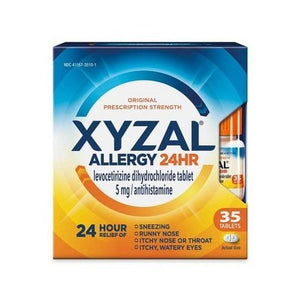 Xyzal Allergy 24 Hours Relief - 35 Count